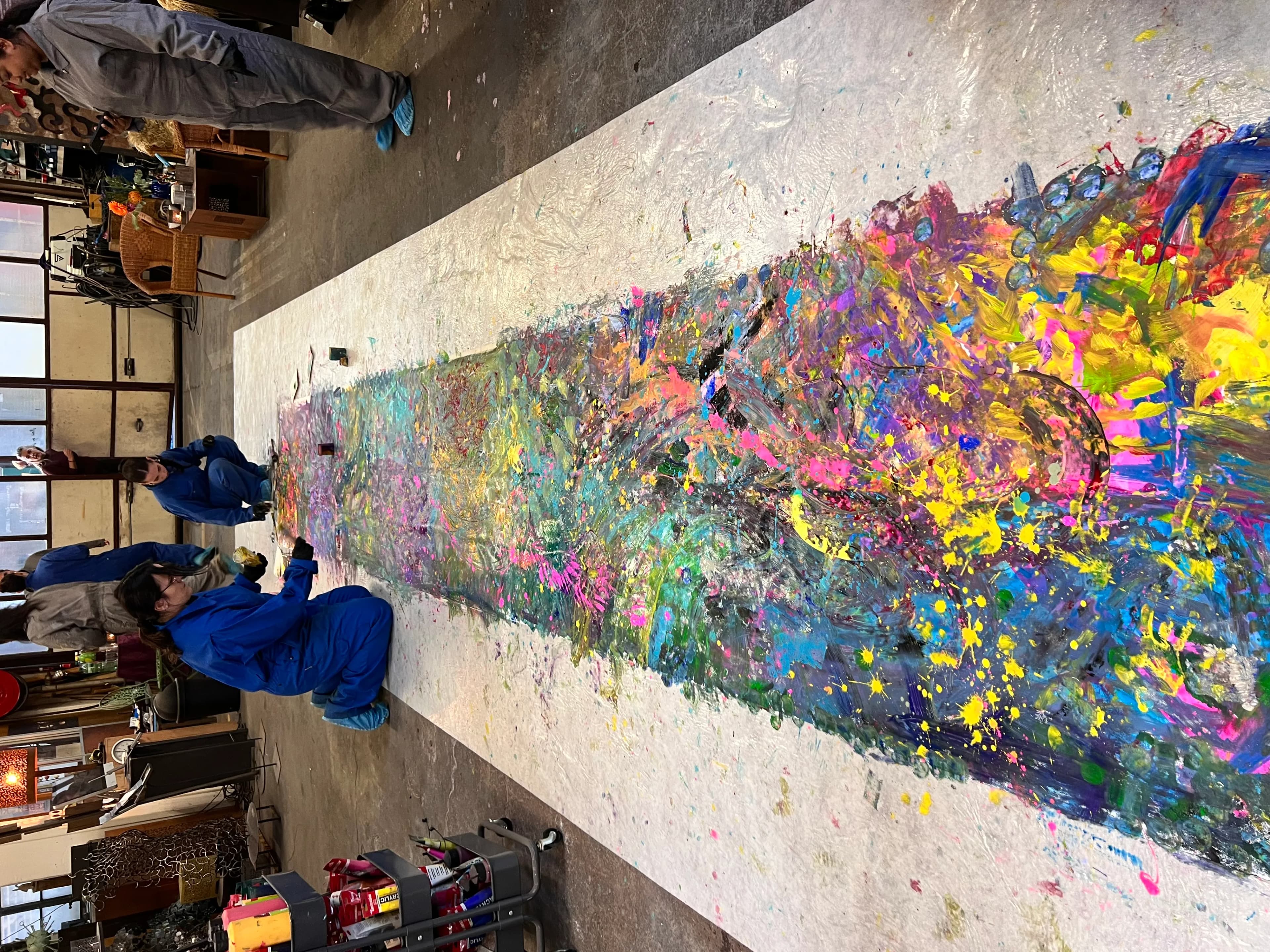 Teamevent mit Action Painting in der Schweiz buchen 2