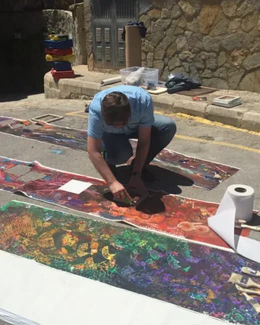 Teamevent mit Action Painting in der Schweiz buchen