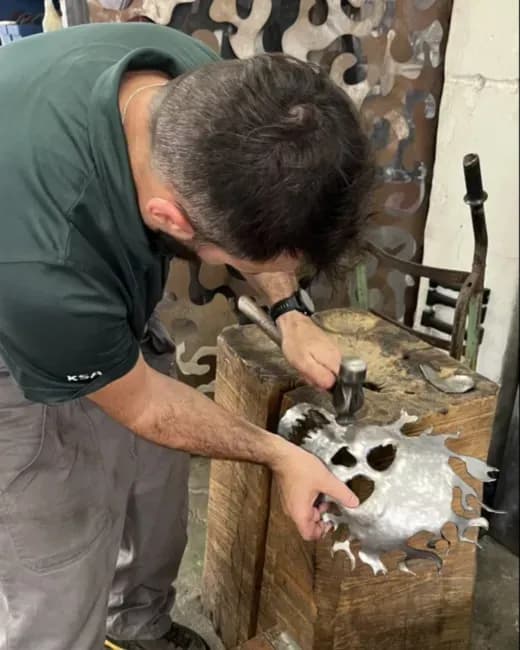 Kreativitätsworkshop mit Metallgestaltung in Aargau entdecken