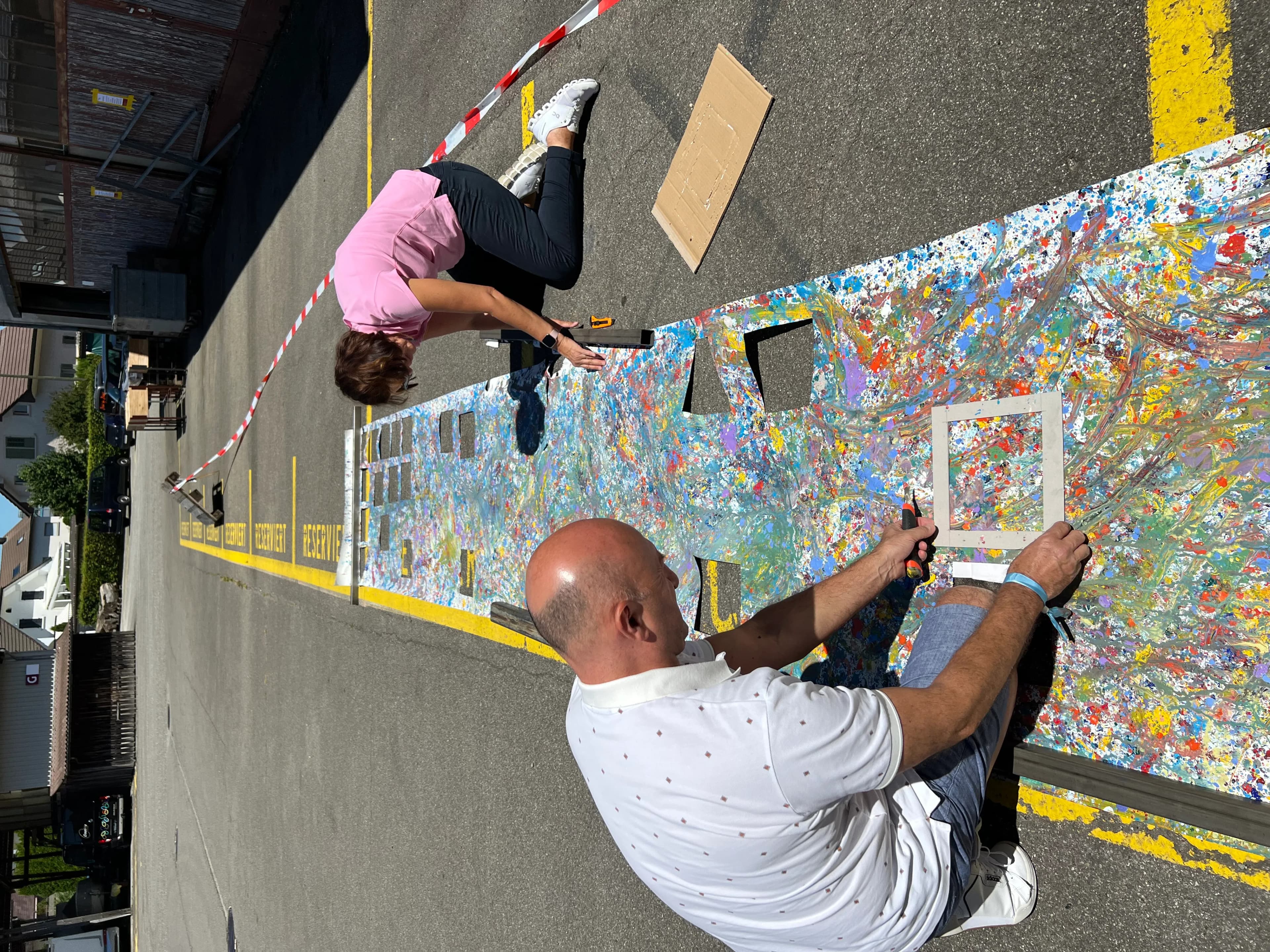 Malevent mit intuitivem Gestalten in Werkstatt in Zürich planen