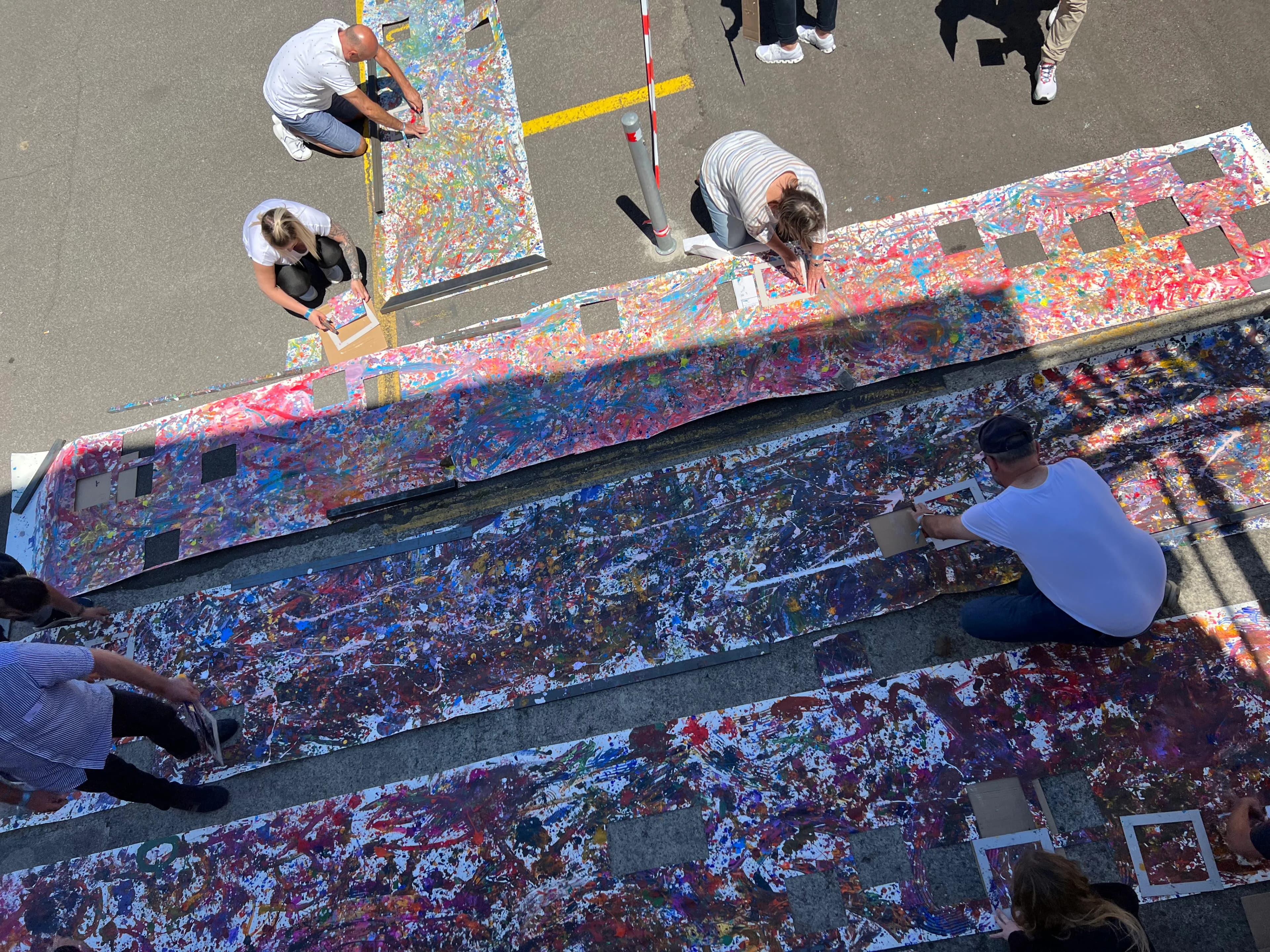 Malevent mit intuitivem Gestalten in Werkstatt in Zürich planen